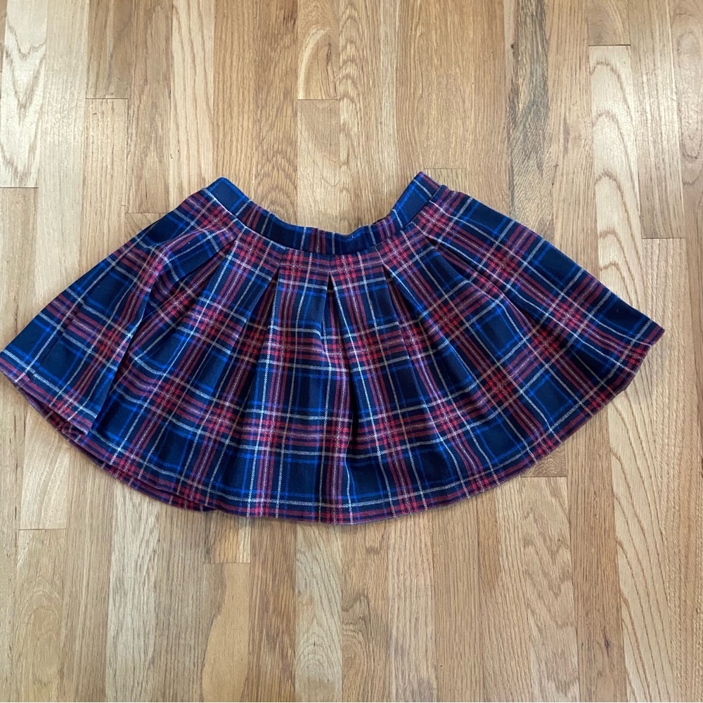Zara girls skirt Plaid Blue and Red Women's Skirt size 14